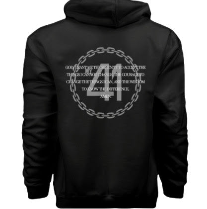 Serenity Black Unisex Hoodie